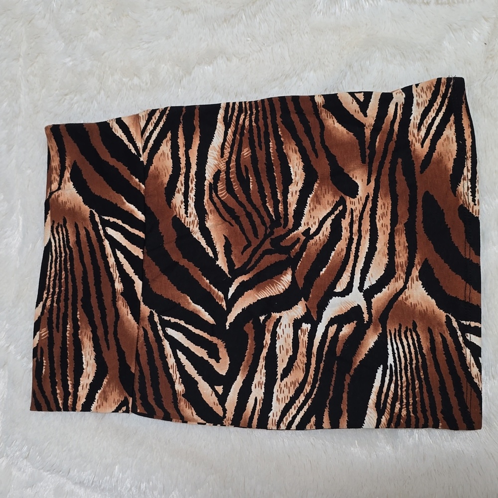 Charlotte Russe Animal Print Mini Skirt